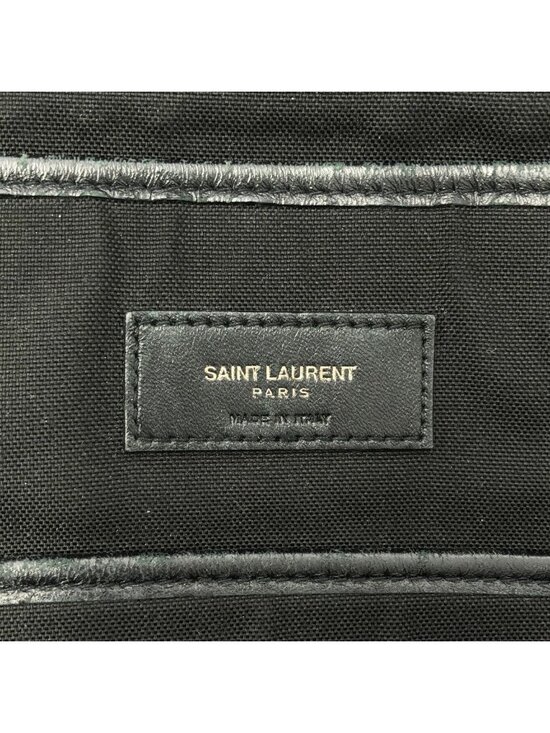 Saint Laurent Nuxx Nylon Backpack Logo Print Day Black main image 4